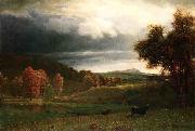 Albert Bierstadt Autumn Landscape: The Catskills oil painting on canvas